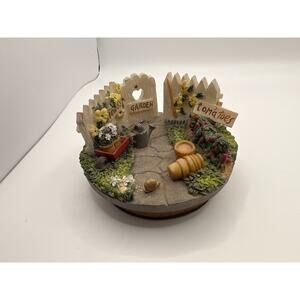 Our America Yankee Candle Round Jar Lid Topper Garden Pathway